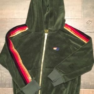 Aviator Nation Children's Velour Hoodie, SZ 6